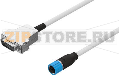 Кабель кодирующего устройства 25 м Festo NEBM-M12G8-E-25-N-S1G15 