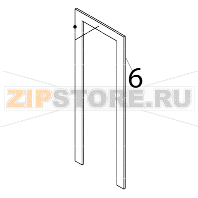 Sponge tape Hoshizaki IM-65NE-25 Sponge tape Hoshizaki IM-65NE-25Запчасть на деталировке под номером: 6