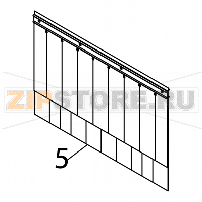 Complete inner curtain Fagor FI-2700I Complete inner curtain Fagor FI-2700IЗапчасть на деталировке под номером: 5Название запчасти Fagor на английском языке: Complete inner curtain FI-2700I.