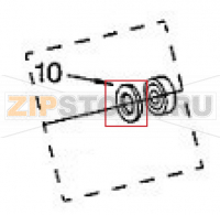 Washer, ball bearing front KitchenAid 5KPM50