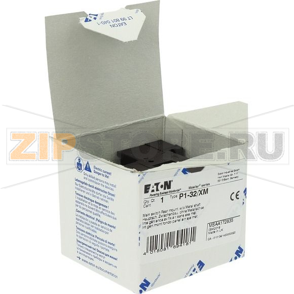 Выключатели главные, P1, 32 A, промежуточный монтаж, 3-полюсн Eaton P1-32/XM 