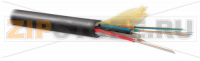 Hyperline FO-MB-IN/OUT-503-24-LSZH-BK Кабель волоконно-оптический 50/125 (OM3) многомодовый, 24 волокна, безгелевые микротрубки 1.06 мм (micro bundle), внутренний/внешний, LSZH IEC 60332-3, –40°C – +70°C, черный