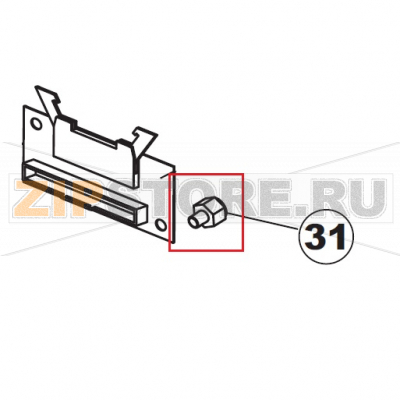 Piedino Plast.Scheda 5309AA00XS Apach AC800        Piedino Plast.Scheda 5309AA00XS Apach AC800Запчасть на сборочном чертеже под номером: 31Название запчасти Apach на итальянском языке: Piedino Plast.Scheda 5309AA00XS Apach AC800