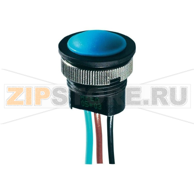 Кнопка 24 В/DC, 2 А, 1 x выкл/вкл, без фиксации, IP67, 1 шт APEM IAR3F1600 