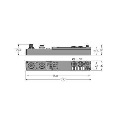 Модуль автономный для PROFIBUS-DP Turck SDPB-0002D-1002 