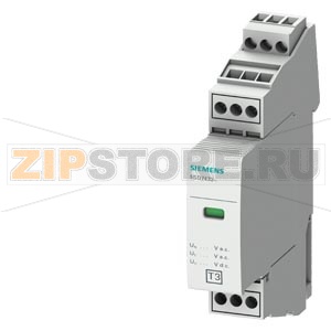 ОПН тип 3, UN=240V AC/DC 264V AC/240V DC,UOC=6kV, 2-pol, with remote signaling, width 17,7mm Siemens 5SD7432-7 