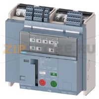fixed-mounted molded case circuit breaker frame 1600; with RTC and 4AUX trip alarm switch S24; Icu "C" Icu=110kA @ 415V, 4-pole, right ETU360, LSIG, In=1600A rotary coding switch Ir=640...1600A Isd=1...10xIn, Ii=1.5...15xIn N conductor protec. adjustable