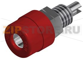 Разъем 4 мм, 32 A, 30 В, красный Hirschmann BIL 20 RED 