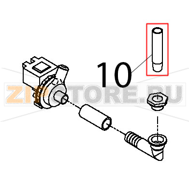 Tubo tp a misura Teikos TS820 Tubo tp a misura Teikos TS820Запчасть на деталировке под номером: 10