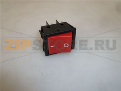 INTERRUTTORE BIPOLARE ROSSO 16A 250V 