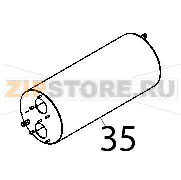 Boiler inox tondo doppia resistenza Teikos TS983 Boiler inox tondo doppia resistenza Teikos TS983Запчасть на деталировке под номером: 35