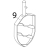 Flat beater st.steel Bear Varimixer AR80 VL-1S