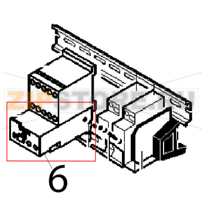 Overload cutout 3-5 A Angelo Po FC1011G Overload cutout 3-5 A Angelo Po FC1011GЗапчасть на деталировке под номером: 6