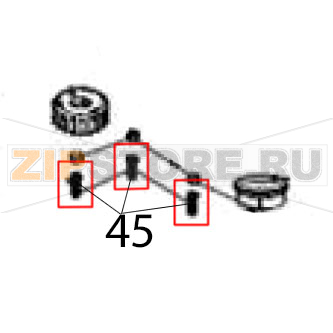 Screw Hurakan HKN-ME709 Screw Hurakan HKN-ME709Запчасть на деталировке под номером: 45