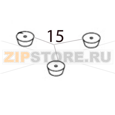 Feet Hurakan HKN-FR66L Feet Hurakan HKN-FR66LЗапчасть на деталировке под номером: 15