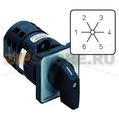 Переключатель кулачковый 20 А, 2x60°, 6 положений, 1 шт Sälzer M220-61052-219M1 