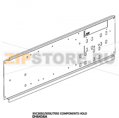 Components hold Unox XVC 305E Components hold Unox XVC 305EЗапчасть на деталировке под номером: 150Название запчасти на английском языке: Components hold Unox XVC 305E