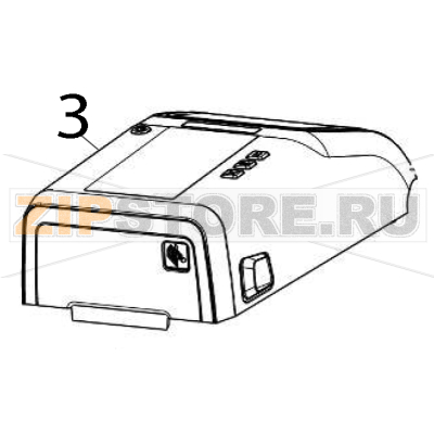 Cover assembly for healthcare models (includes media window) Zebra ZD611 Thermal Transfer Cover assembly for healthcare models (includes media window) Zebra ZD611 Thermal TransferЗапчасть на деталировке под номером: 3