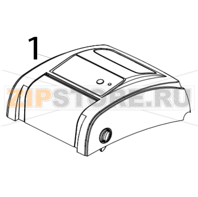 Top cover (For LED module module) TSC TC210 Top cover (For LED module module) TSC TC210Запчасть на деталировке под номером: 1