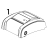 Top cover (For LED module module) TSC TC210
