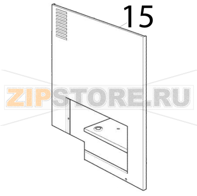Pannello laterale SX Scotsman B 21 Pannello laterale SX Scotsman B 21Запчасть на деталировке под номером: 15