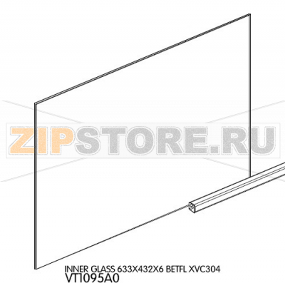 Inner glass 633X432X6 betfl Unox XVC 315G Inner glass 633X432X6 betfl Unox XVC 315GЗапчасть на деталировке под номером: 91Название запчасти на английском языке: Inner glass 633X432X6 betfl Unox XVC 315G