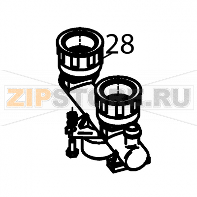 Complete water inlet Fagor VPE-101 Complete water inlet Fagor VPE-101Запчасть на деталировке под номером: 28Название запчасти Fagor на английском языке: Complete water inlet VPE-101.