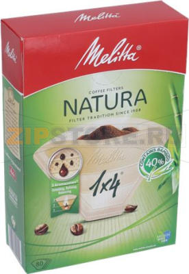 PAPER FILTERS MELITTA 1X4 NATURE 