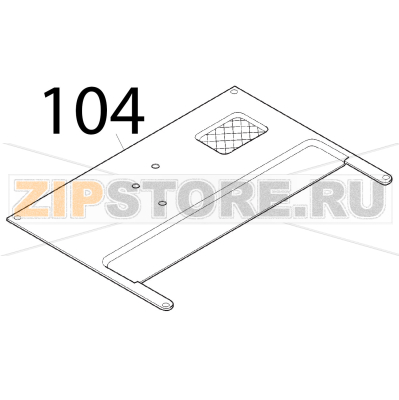 Prot. inf. CE Sirman Agata 250 Prot. inf. CE Sirman Agata 250Запчасть на деталировке под номером: 104