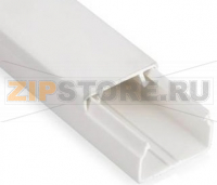 Мини-канал Metra - 15x10 - 2 метра - с крышкой - белый