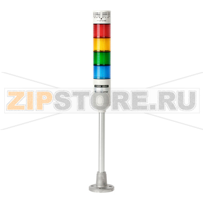 Колонна сигнальная, светодиодная, модульная, Ø: 56 мм Autonics PTE-ADX-4FF-RYGB 