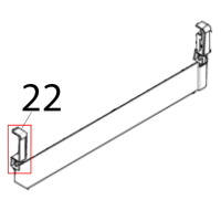 Curtain bracket (left) Scotsman B 7040