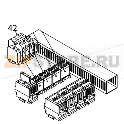 Borne fases 70 gris Fagor FI-200 Borne fases 70 gris Fagor FI-200Запчасть на деталировке под номером: 42Название запчасти Fagor на английском языке: Borne fases 70 gris FI-200.