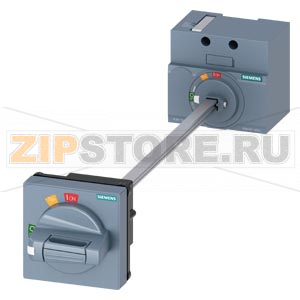 ПОВОРОТНЫЙ ПРИВОД С УСТАНОВКОЙ НА ДВЕРЬ СТАНДАРТ. IEC IP65 С ВЗАИМОБЛОКИРОВКОЙ ДВЕРИ ПРИНАДЛЕЖНОСТЬ ДЛЯ 3VA1 100/160 Siemens 3VA9157-0FK21 