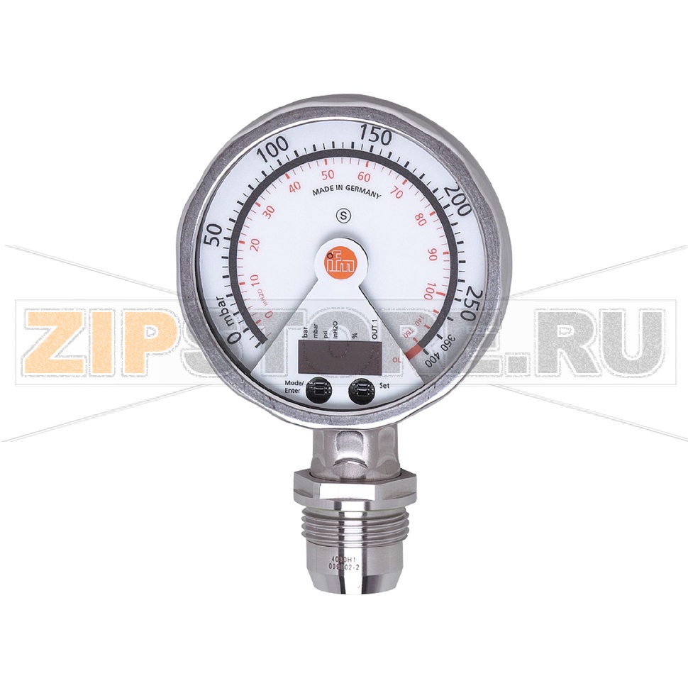 Датчик давления для установки заподлицо с аналоговым дисплеем IFM PG2898 