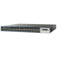 Коммутатор 48xGE (PoE), LAN Base Cisco WS-C3560X-48PF-L
