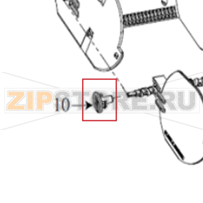 Adjustment knob TSC Alpha-3RW Adjustment knob TSC Alpha-3RWЗапчасть на сборочном чертеже под номером: 10Название запчасти на английском языке: Adjustment knob TSC Alpha-3RW