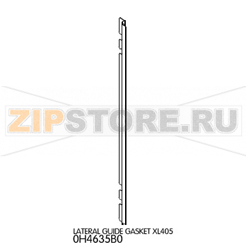 Lateral guide gasket Unox XL 405 Lateral guide gasket Unox XL 405Запчасть на деталировке под номером: 11Название запчасти на английском языке: Lateral guide gasket Unox XL 405