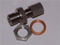 Tube fitting 4 mm inside - M10 x 1 outsi