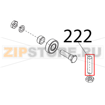 Prigioniero M8, ottone carr. LX Sirman Anniversario 300 Prigioniero M8, ottone carr. LX Sirman Anniversario 300Запчасть на деталировке под номером: 222