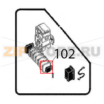 Terminal Angelo Po FC241G Terminal Angelo Po FC241GЗапчасть на деталировке под номером: 102