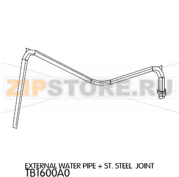 External water pipe + st. steel joint Unox XVC 715G External water pipe + st. steel joint Unox XVC 715GЗапчасть на деталировке под номером: 54Название запчасти на английском языке: External water pipe + st. steel joint Unox XVC 715G