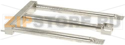 BURNER NICKEL-PLATED 320x530 mm 