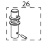 Agitator shaft assembly KitchenAid 5K45SSEWH
