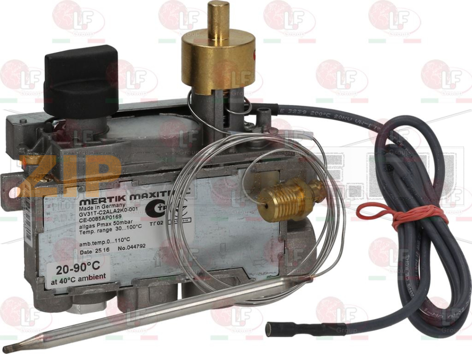 ГАЗОВЫЙ КЛАПАН MERTIK 30÷110°C 