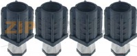 PIEDE REGOLABILE INOX - 4 PZ