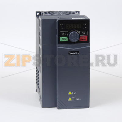 Преобразователь частоты 7.5 кВт, 3 фазы, 380 В, STO, тормозной модуль Sinvel SID300-7R5-3BS 
