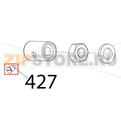 Vite bloc. pulsante aff. Sirman Mirra 250 C Vite bloc. pulsante aff. Sirman Mirra 250 CЗапчасть на деталировке под номером: 427