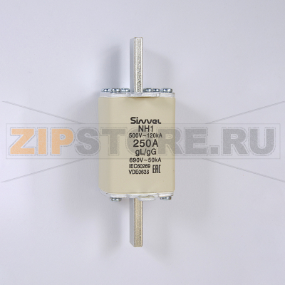 Предохранитель ножевой 250 A, тип 35, габарит 1, gG Sinvel FNH1-250 