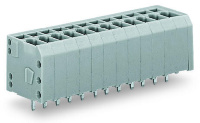 PCB terminal block; 1.5 mm; Pin spacing 3.5 mm; 6-pole; CAGE CLAMP®; 1,50 mm; gray Wago 739-306